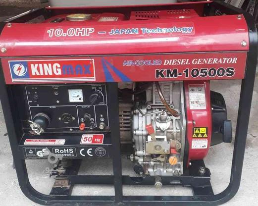 موتور برق دیزلی 5500 وات در حد نو در گروه خرید و فروش صنعتی، اداری و تجاری در گلستان در شیپور-عکس1
