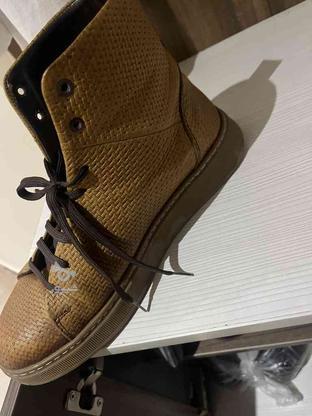 کفش بوت مردانه سایز 40 چرم تبریز اصل در گروه خرید و فروش لوازم شخصی در مازندران در شیپور-عکس1