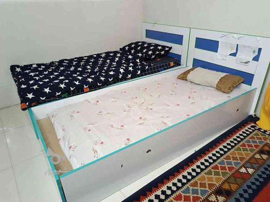 دو عدد تخت تک نفره در گروه خرید و فروش لوازم خانگی در یزد در شیپور-عکس1