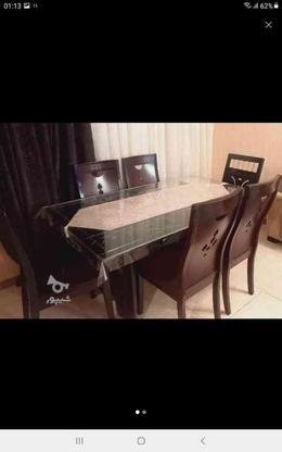 میز و صندلی نهار خوری شش نفره در گروه خرید و فروش لوازم خانگی در خراسان شمالی در شیپور-عکس1