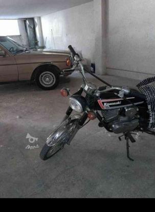 کاوازاکی 100 cc دوزمانه ژاپن روشن قدیمی4 دنده در گروه خرید و فروش وسایل نقلیه در تهران در شیپور-عکس1