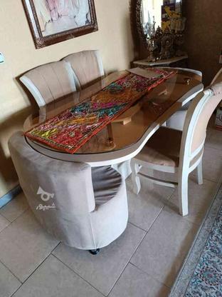 میز نهار خوری 6نفره در گروه خرید و فروش لوازم خانگی در البرز در شیپور-عکس1
