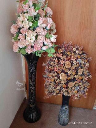 گل مصنوعی و گلدان شیشه در گروه خرید و فروش لوازم خانگی در آذربایجان شرقی در شیپور-عکس1