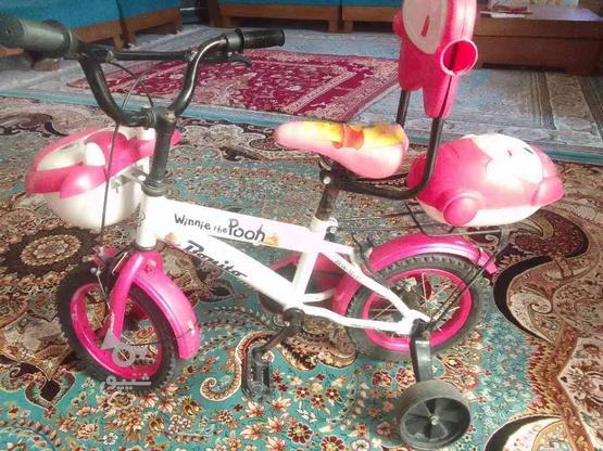 دوچرخه سایز 12 دخترانه در گروه خرید و فروش ورزش فرهنگ فراغت در گیلان در شیپور-عکس1