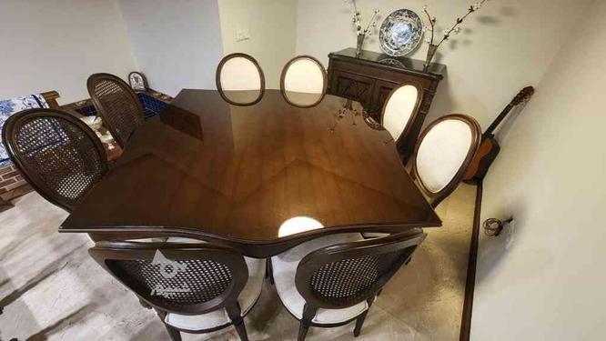 میز نهارخوری 8 نفره فرانسوی در گروه خرید و فروش لوازم خانگی در تهران در شیپور-عکس1