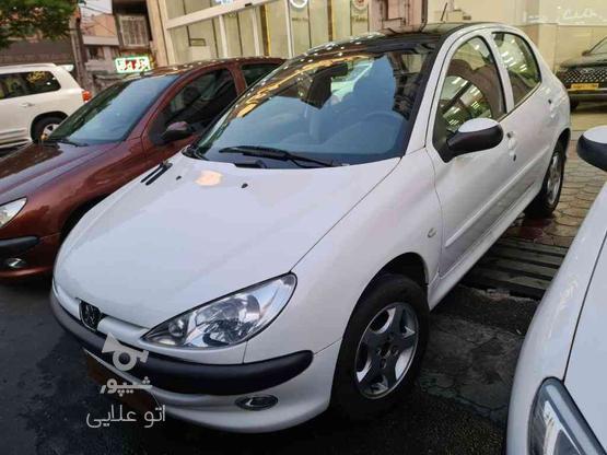 پژو 206 سفید1402 در گروه خرید و فروش وسایل نقلیه در تهران در شیپور-عکس1
