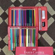 مدادرنگی 48 رنگ فابرکاستل جعبه فلزی ، مداد ، طراحی