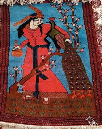 قالیچه دستبافت طرح لیلی در گروه خرید و فروش لوازم شخصی در کرمانشاه در شیپور-عکس1