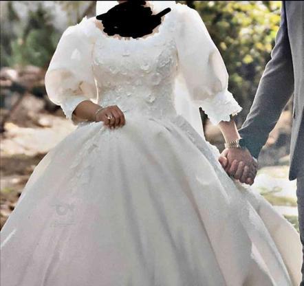 لباس عروس دنباله دار سایز 38،40 در گروه خرید و فروش لوازم شخصی در تهران در شیپور-عکس1