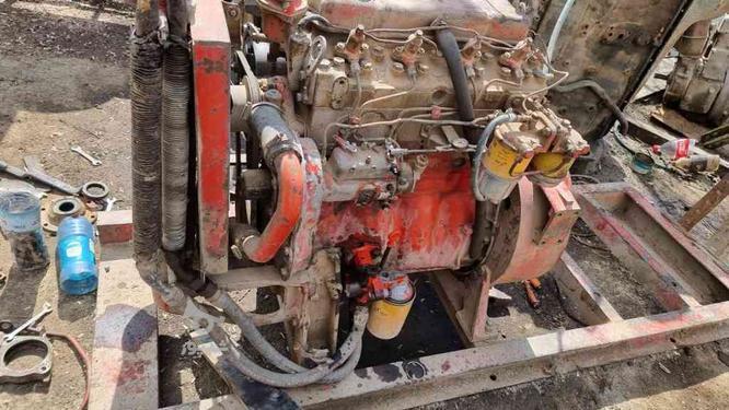 موتور پرکنز چهارسیلندر انگلیسی کلاج دار در گروه خرید و فروش صنعتی، اداری و تجاری در همدان در شیپور-عکس1