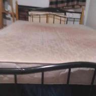 فروش تختخواب دونفره ترکیب فلزی با چوب