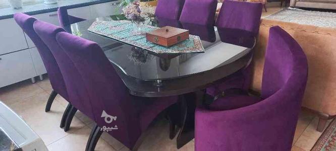 میز ناهارخوری 8 نفره طرح دار در گروه خرید و فروش لوازم خانگی در مازندران در شیپور-عکس1
