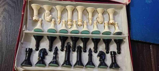 شطرنج قدیمی... در گروه خرید و فروش ورزش فرهنگ فراغت در گیلان در شیپور-عکس1