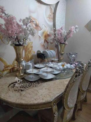 میز چوبی نهارخوری 6نفره در گروه خرید و فروش لوازم خانگی در تهران در شیپور-عکس1