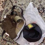 کلاه کج عملیاتی نیروی انتظامی یگان امداد و دستکش و فانسخه