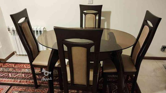 میز و صندلی غذاخوری 4 نفره بیضی در گروه خرید و فروش لوازم خانگی در تهران در شیپور-عکس1