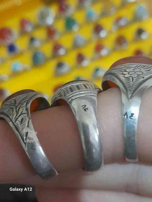 فروش 3عدد انگشتر نقره عیار 84 قدیم در گروه خرید و فروش لوازم شخصی در مازندران در شیپور-عکس1