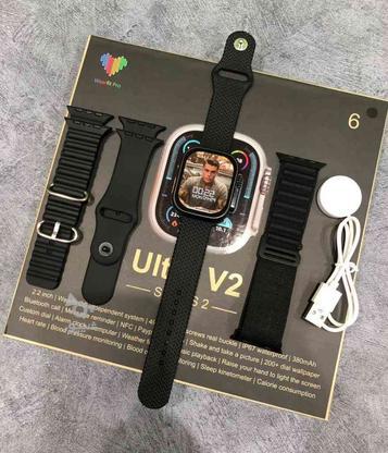ساعت هوشمند اپل واچ الترا V2با 4 بند 18ماه گارانتی در گروه خرید و فروش موبایل، تبلت و لوازم در تهران در شیپور-عکس1