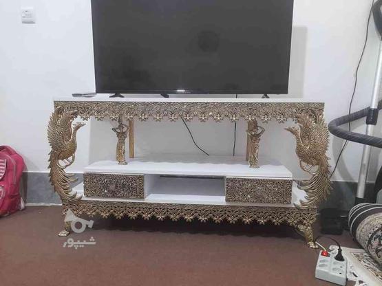 میز تلویزیون طرح برنز در گروه خرید و فروش لوازم خانگی در قم در شیپور-عکس1