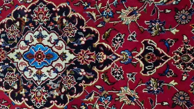 دوجفت قالیچه دستبافت شادسر کاشان گل ابریشم سایز 175در115 در گروه خرید و فروش لوازم خانگی در تهران در شیپور-عکس1