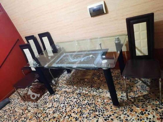 میز ناهار خوری 6 نفره تمیز در گروه خرید و فروش لوازم خانگی در مازندران در شیپور-عکس1