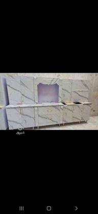 کابینت آشپزخانه فلزی طرح ام دی اف 6متر نو در گروه خرید و فروش لوازم خانگی در تهران در شیپور-عکس1