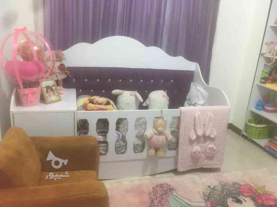 فروش تخت کودک قابل استفاده تا 5 سال در گروه خرید و فروش لوازم شخصی در مازندران در شیپور-عکس1