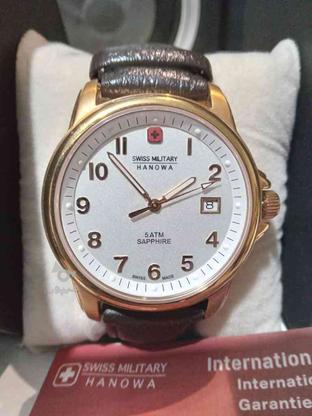 ساعت مارکدار تازه از سویس خریداری شده همراه دفترچه در گروه خرید و فروش لوازم شخصی در کردستان در شیپور-عکس1
