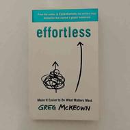 کتاب Effortless اثر Greg Mckeown