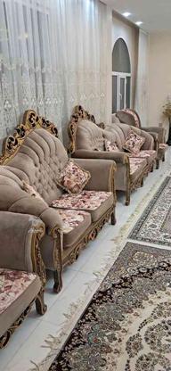 مبلمان 7 نفره شزلون سلطنتی در گروه خرید و فروش لوازم خانگی در کرمانشاه در شیپور-عکس1