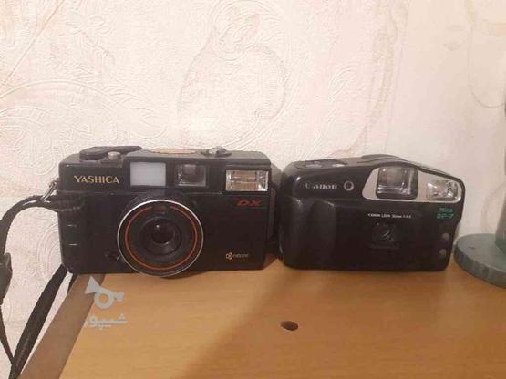 دو عدد دوربین کنون و یاشیکا قدیمی در گروه خرید و فروش لوازم خانگی در البرز در شیپور-عکس1