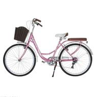 دوچرخه زنانه ( طرح قناری ) سایز 24 دنده ای