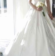 لباس عروس سنگ کاری شده سایز 38 تا 42