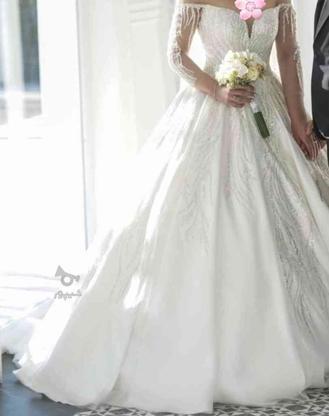 لباس عروس سنگ کاری شده سایز 38 تا 42 در گروه خرید و فروش لوازم شخصی در تهران در شیپور-عکس1