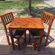 میز و صندلی چوب رستیک