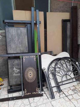 4عدد تخت چوبی و فلزی جمع شونده در گروه خرید و فروش لوازم خانگی در قزوین در شیپور-عکس1