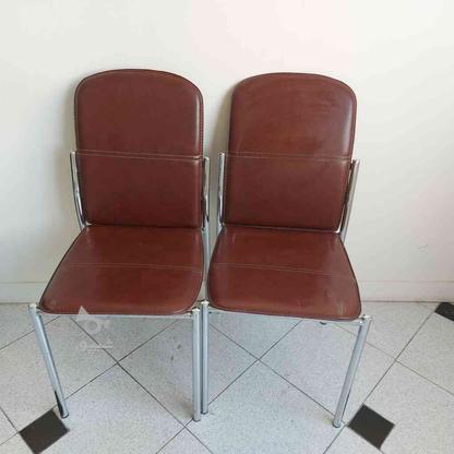 صندلی چرم و استیل با کیفیت در گروه خرید و فروش صنعتی، اداری و تجاری در البرز در شیپور-عکس1