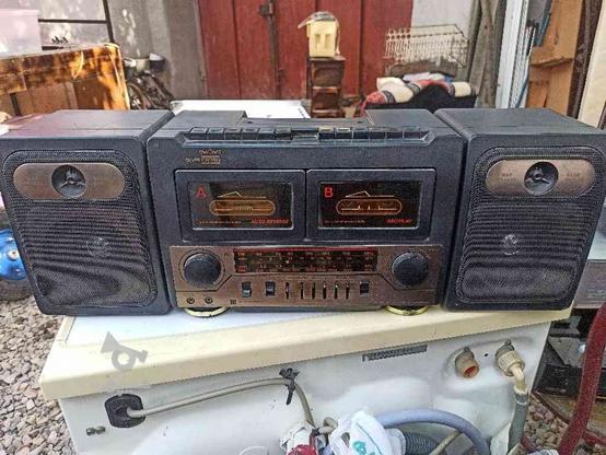 رادیو ضبط قدیمی تمیزو سالم در گروه خرید و فروش لوازم الکترونیکی در مازندران در شیپور-عکس1