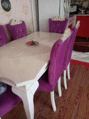 میز غذاخوری 6نفره در گروه خرید و فروش لوازم خانگی در آذربایجان شرقی در شیپور-عکس1