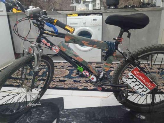 دوچرخه تمام وسایلش سالمه به شرط در گروه خرید و فروش ورزش فرهنگ فراغت در البرز در شیپور-عکس1