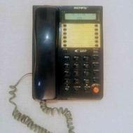 تلفن رومیزی شماره انداز با سیم و دو شاخه