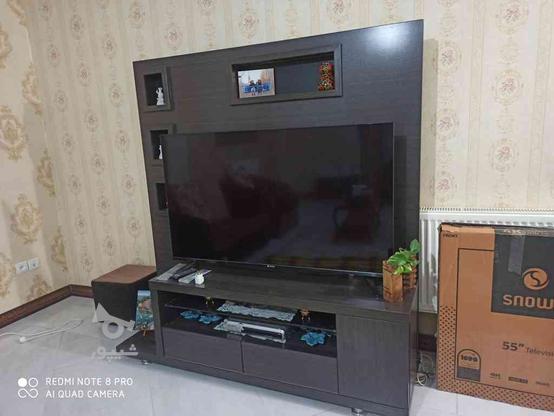 میز تلویزیونی همراه با دکور‌و‌روشنایی در گروه خرید و فروش لوازم خانگی در اصفهان در شیپور-عکس1