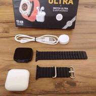 ساعت هوشمند watch ultra8 به همراه ایرپاد با کیفیت