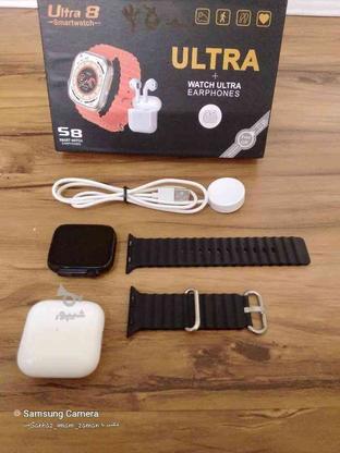 ساعت هوشمند watch ultra8 به همراه ایرپاد با کیفیت در گروه خرید و فروش موبایل، تبلت و لوازم در خراسان رضوی در شیپور-عکس1
