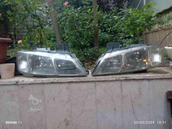 یک جفت چراغ جلو پژو پارس / پرشیا در گروه خرید و فروش وسایل نقلیه در تهران در شیپور-عکس1