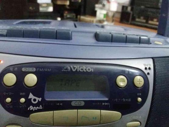 رادیو ظبط ویکتور ژاپنی‌ کاست هر دو سالم در گروه خرید و فروش لوازم الکترونیکی در گلستان در شیپور-عکس1