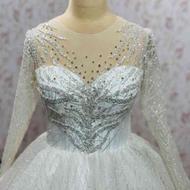 فروش تن پوش اول لباس عروس سایز40