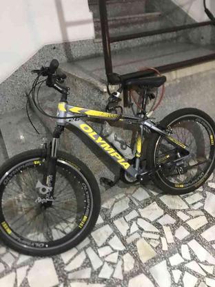 دوچرخه المپیا سایز 27 کاملا مشابه نو در گروه خرید و فروش ورزش فرهنگ فراغت در مازندران در شیپور-عکس1