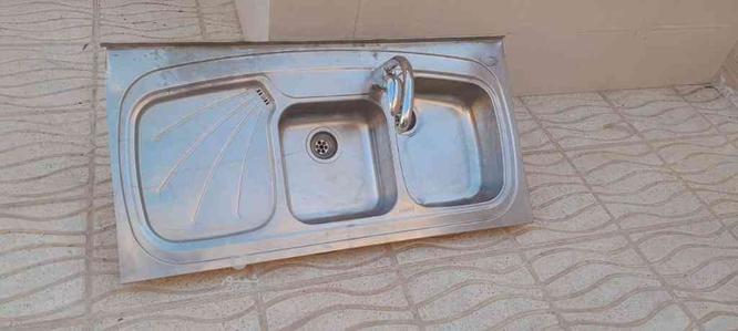 سینک ظرفشویی دو قلو در گروه خرید و فروش لوازم خانگی در اصفهان در شیپور-عکس1
