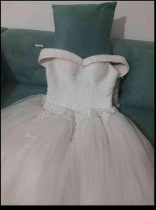 لباس عروس یقه دلبری کریستالی در گروه خرید و فروش لوازم شخصی در مازندران در شیپور-عکس1